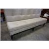 Image 8 : UPHOLSTERED TUFTED TALL BACK BENCH, 55 INCHES TALL X 60 WIDE X 27 DEEP