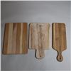 Image 1 : LOT: 3 PCS WOOD CUTTING BOARDS