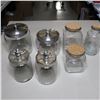 Image 1 : LOT: 7 ASST GLASS CONTAINERS