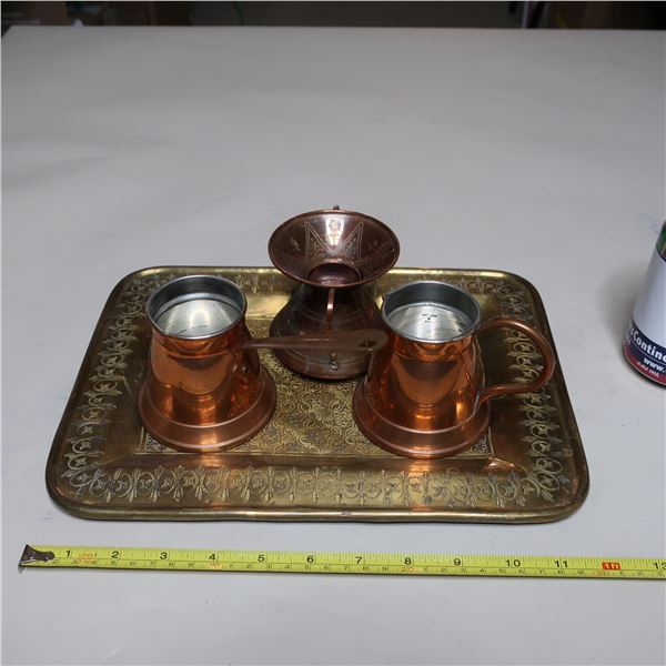 LOT: 4 PCS TURKISH COFFEE ACCESSORIES