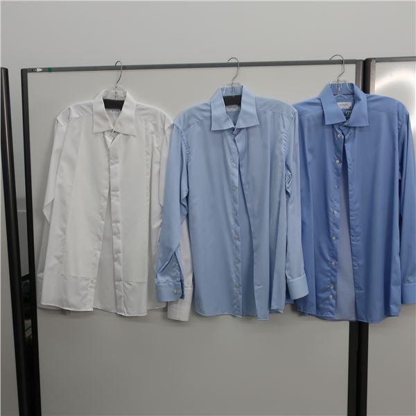 LOT: 3 MEN SHIRTS, SIZE: 16 -ETON