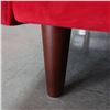 Image 2 : SOFA 85" X 35" X 24" RED VELVET