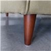 Image 2 : SOFA 66" X 35" X 25" LIGHT OLIVE FABRIC