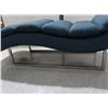 Image 4 : LOUNGE CHAIR 66" X 24" BLUE FABRIC