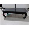 Image 1 : COFFEE TABLE 48" X 24" X 16" BLACK WOOD