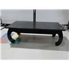 Image 1 : COFFEE TABLE 48" X 24" X 16" BLACK WOOD
