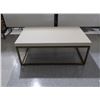 Image 1 : COFFEE TABLE 39" X 24" X 16" METAL BASE