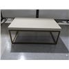Image 1 : COFFEE TABLE 39" X 24" X 16" METAL BASE