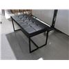 Image 2 : BENCH 39" X 18" X 19" BLACK, METAL BASE