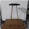 Image 2 : LOT: 5 STOOLS, METAL BASE 30" H.