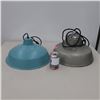 Image 1 : LOT: 2 ASST SUSPENDED LAMP 14"
