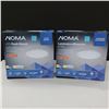 Image 1 : LOT: 2 NOMA LED FLUSH MOUNT LIGHT 10"