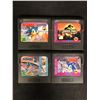 Image 1 : SEGA GAME GEAR VIDEO GAME LOT (SONIC THE HEDGEHOG, JURASSIC PARK,SONIC THE HEDGEHOG 2 & SONIC CHAOS