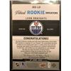 Image 2 : 2014-15 Upper Deck SP Game Used - Leon Draisaitl - Inked Rookie Sweaters 013/149