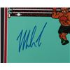 Image 2 : MIKE TYSON SIGNED "PUNCH-OUT!!" CUSTOM PHOTO DISPLAY W/REPLICA CONTROLLER (JSA COA & FITERMAN HOLO)