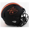 Image 1 : JARVIS LANDRY SIGNED BROWNS FULL-SIZE ECLIPSE ALTERNATE SPEED HELMET (BECKETT COA)