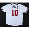 Image 2 : CHIPPER JONES SIGNED BRAVES PRO STYLE JERSEY (BECKETT HOLO)