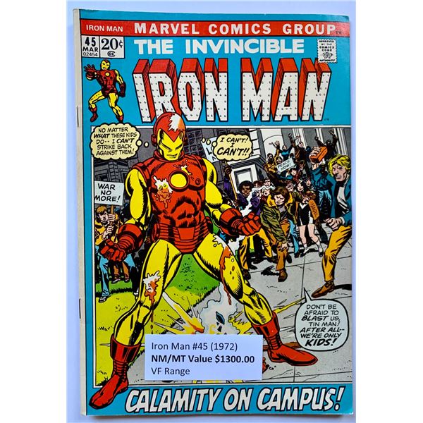 THE INVINCIBLE IRON MAN #45 (MARVEL COMICS)