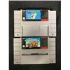 Image 1 : SUPER MARIO SUPER NINTENDO VIDEO GAME LOT