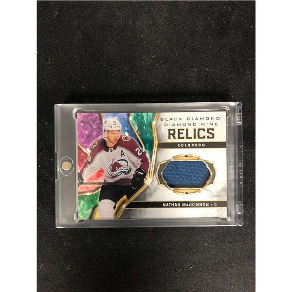 2020-21 UPPER DECK BLACK DIAMOND NATHAN MACKINNON MINE RELIC JERSEY #DMR-NM