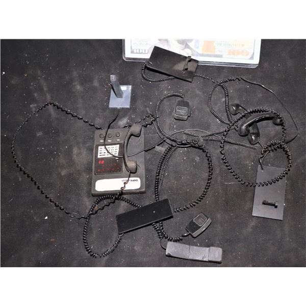 GODZILLA CONTROL ROOM PHONES AND COMMUNICATION MINIATURE SCREEN USED