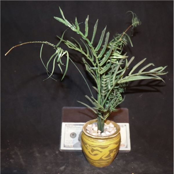 GODZILLA CONTROL ROOM PLANT IN POT MINIATURE SCREEN USED