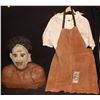 THE TEXAS CHAINSAW MASSACRE LEATHERFACE MASK W/ SUIT SCREEN WORN IN HALLOWEEN HORROR NIGHTS TRAILER