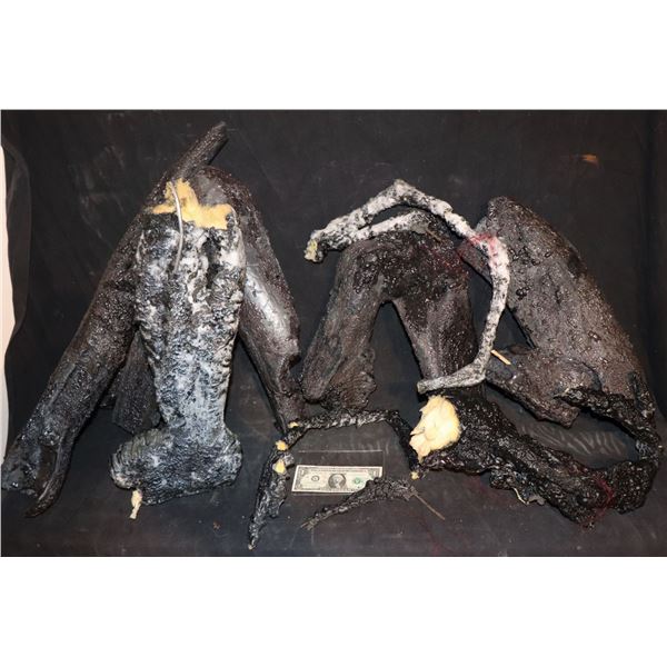 THE THING SCREEN USED BURNT FROZEN CLAWS HUGE LOT