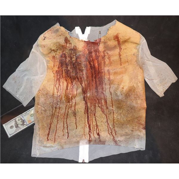 ARMY OF THE DEAD SCREEN USED BLOODY WEARABLE CHEST 1