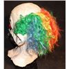 Image 3 : ALIENS CLOWNS AND GEEKS EVIL CLOWN FULL HEAD MASK RAINBOW HAIR