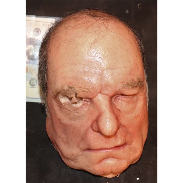 AMERICAN HORROR STORY FREAK SHOW SEVERED MR HANEY HEAD WITH EYE GOUGED AND GORE SILICONE