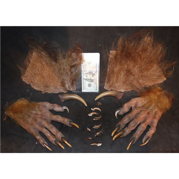 CABIN IN THE WOODS WEREWOLF HANDS WITH CLAWS AND CUFFS