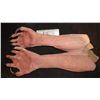 Image 2 : STAR TREK INTO DARKNESS ALIEN SCREEN USED FOAM LATEX ARMS WITH CLAWS