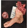 Image 1 : SEVERED TORN APART SILICONE FOOT WITH GORE