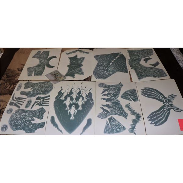 AMERICAN HORROR STORY FREAK SHOW PAUL THE ILLUSTRATED SEAL TATTOO LOT 1