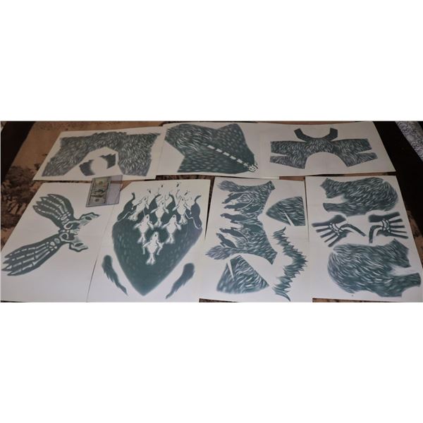 AMERICAN HORROR STORY FREAK SHOW PAUL THE ILLUSTRATED SEAL TATTOO LOT 4