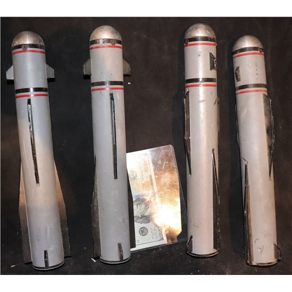 KNIGHT RIDER TEAM ATTACK BEAST RESIN ROCKETS LOT OF 4
