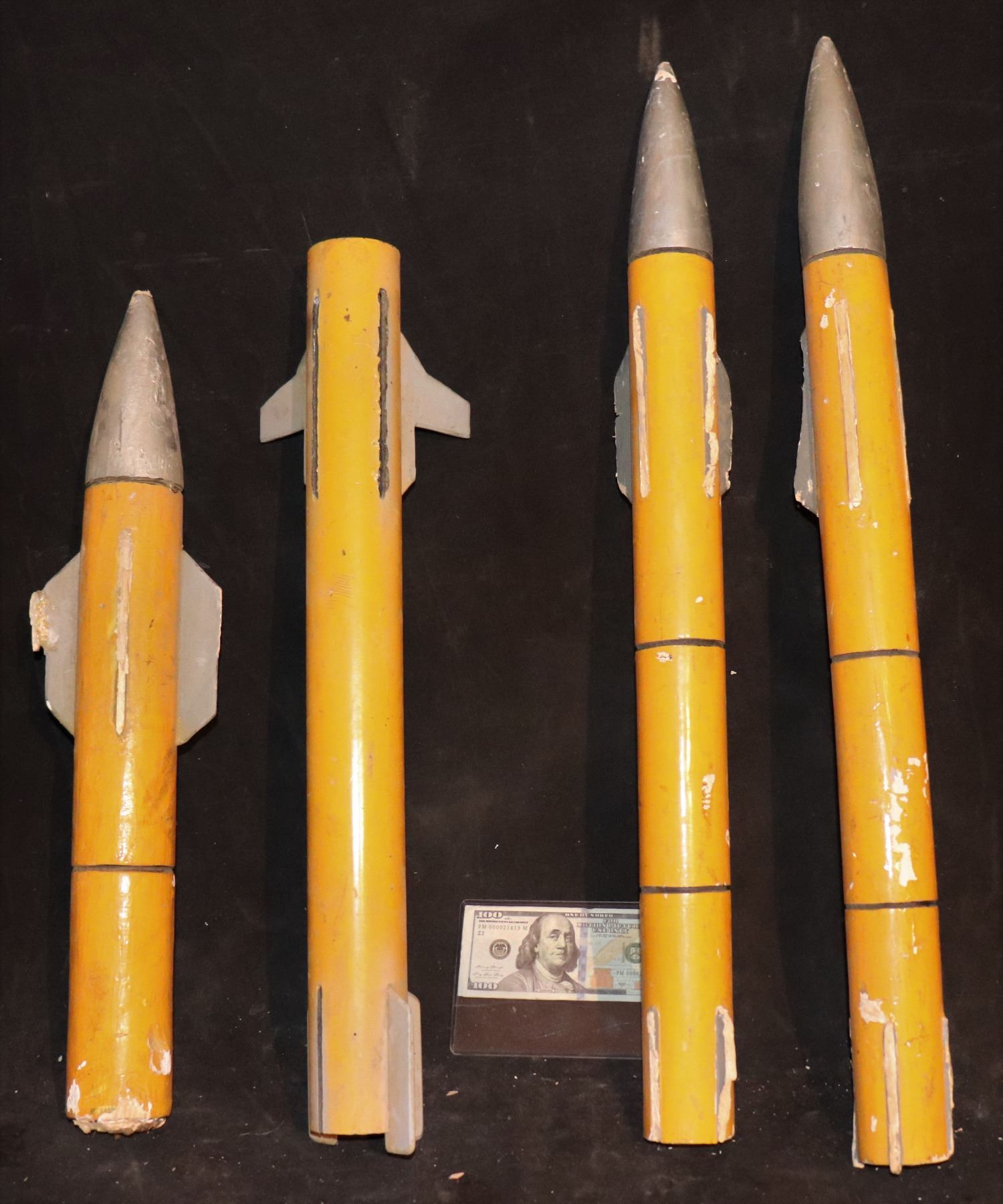 KNIGHT RIDER BALSA WOOD ROCKETS LOT OF 4