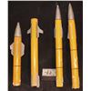 Image 1 : KNIGHT RIDER BALSA WOOD ROCKETS LOT OF 4