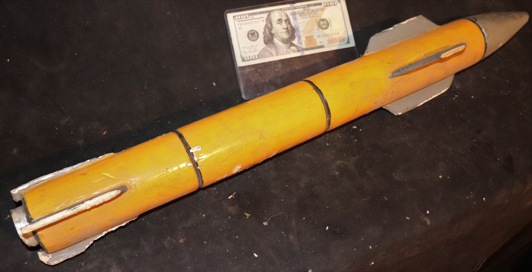 KNIGHT RIDER SCREEN USED BALSA WOOD ROCKET 1