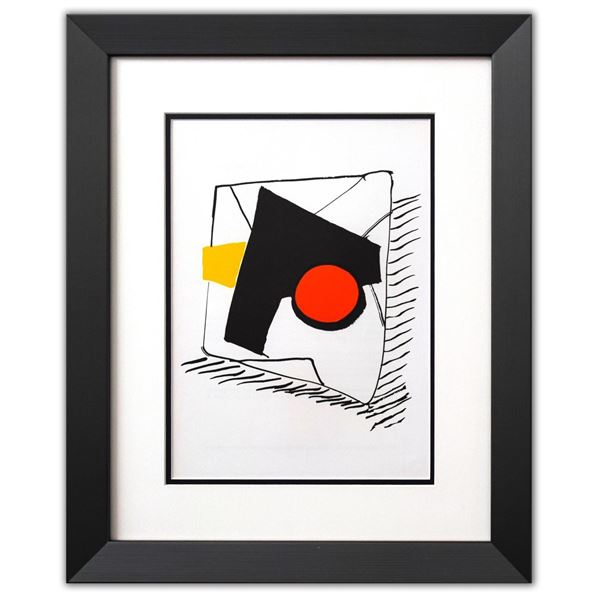 Alexander Calder- Lithograph "DLM221 - Composition geometrique"