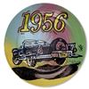 Image 1 : Steve Kaufman (1960-2010) "1956" Hand Painted Plate, Hand Signed with Letter of Authenticity.