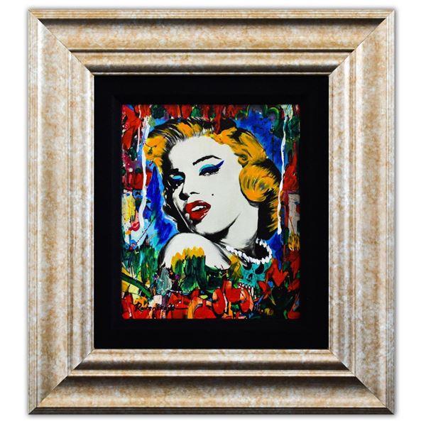 Nastya Rovenskaya- Mixed Media "Marilyn Monroe I"