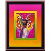 Image 2 : Peter Max- Original Lithograph "Angel with Hearts on Blends II"