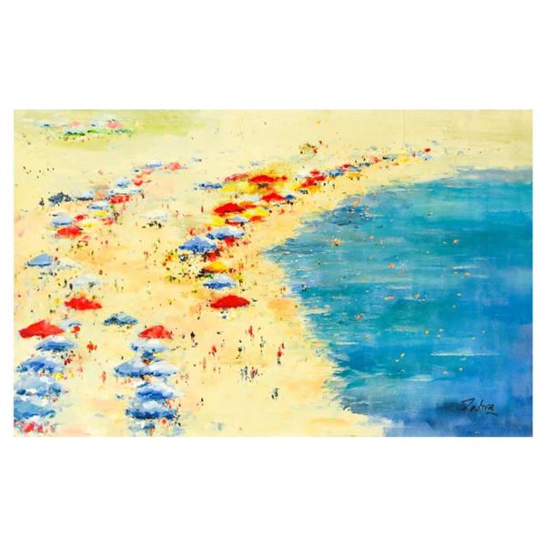 Zahra, Original Oil Painting (60" x 40") on Canvas, Hand Signed with Letter of Authenticity.