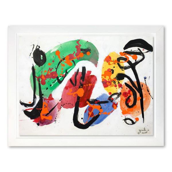 Jenik Cook, Framed Original Acrylic Painting, Hand Signed, Letter of Authenticity.
