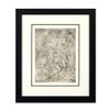 Image 1 : Neal Doty (1941-2016), "Troupe" Framed Unique Variation Mixed Media Linocut from an AP Edition, Hand
