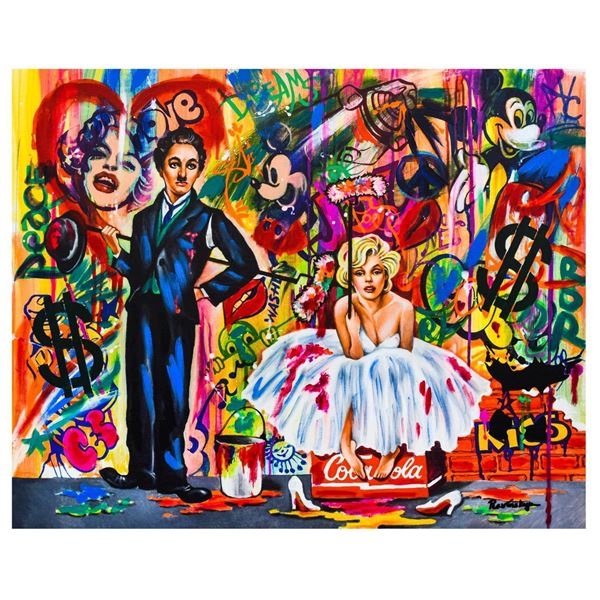 Nastya Rovenskaya- Mixed Media "Kiss"