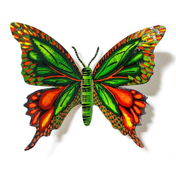 Patricia Govezensky- Original Painting on Cutout Steel "Butterfly CXXXIV"