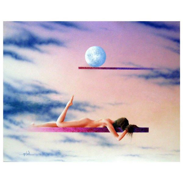 Ken Shotwell, "Dream Plains" Hand Signed Original Panting on Board with Certificate of Authenticity.